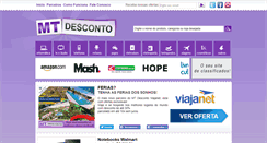 Desktop Screenshot of mtdesconto.com.br