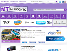 Tablet Screenshot of mtdesconto.com.br